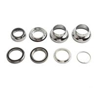 CashMuch Auriculares roscados de bicicleta de 1 pulgada de aluminio mecanizado CNC que compite con el diámetro interno de 22,2 mm para el engranaje fijo