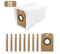 CashMuch Bolsas de vacío para Roborock H50 para Ultra / H60 Hub para Ultra/Hub Pro, paquete de 10 (10 unidades)