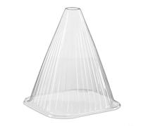 CashMuch Campanas de plástico reutilizables para jardín para protección contra heladas, cubiertas transparentes para proteger verduras, flores, hierbas de pájaros, caracoles, 7.7 pulgadas de diámetro