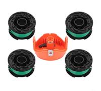 CashMuch Carretes de repuesto con tapa para GH3000 LST540 GH3000R, paquete de 4 accesorios de línea de recortadora de cuerda de nailon de 20 pies 0.08 pulgadas