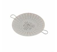 CashMuch Cesta de vapor no de silicona expandible para ollas de cocina, verduras, mariscos, albóndigas, fácil de limpiar, rojo y gris (gris)
