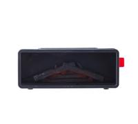 CashMuch Difusor de aceite esencial de 200 ml con control remoto, 7 luces LED que cambian de color y llama Efft, mini humidificador para dormitorio, oficina, hogar, para apagado automático, negro o