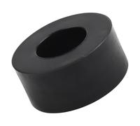 CashMuch Espaciadores de goma para barra de selección de peso, manga de poste guía que absorbe los golpes para equipo de fitness, diámetro interior de 26 mm, color negro