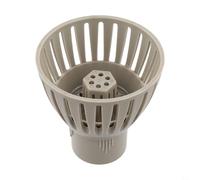 CashMuch Espumador de drenaje de estanque con altura ajustable para un control eficiente del agua y recolección de desechos, material ABS, fácil mantenimiento para estanques al aire libre, blanco, 50