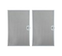 CashMuch Filtro de ventilación de malla metálica para campana extractora, filtración SE aluminizada de 5 capas, 506 x 300 x 9 mm, filtro de ventilación de aluminio plateado