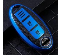 CashMuch Funda para llave de coche para Nissan Qashqai J11 J10 X Trail T32 Versa Micra Lf, funda de TPU con botones en relieve, ajuste preciso, sin huellas dactilares, 1 paquete