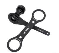 CashMuch Herramienta de reparación para llave de bicicleta 44/46/39/40,5 mm, herramienta de reparación de instalación de 16 muescas para Shimano Bb51 Bb70 Mt500-Dub cubierta de bloqueo central del