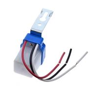 CashMuch Interruptor de control de luz de 220 V 10 A con sensor crepuscular para encendido/apagado automático de farolas, clasificación IP, carga máxima de 2200 W, rango de detección de 10 m