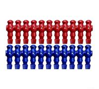 CashMuch Juego de 22 piezas de plástico para futbolista de mesa, accesorios para juegos de interior