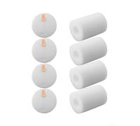 CashMuch Juego de 4 filtros de repuesto para robot aspirador Shark IQ & AI RV1001 AV1010 UR1000 QR1000 AV2501 RV2502