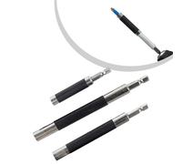 CashMuch Juego de 6 guías de tornillo con soportes de broca de longitud ajustable, 80 mm, 120 mm, 140 mm, vástago hexagonal de 1/4 pulgadas para taladros eléctricos y destornilladores de impacto