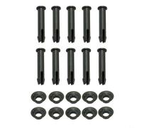 CashMuch Juego de accesorios de repuesto para piscina, junta de pin de 55 mm para piscinas redondas Steel Pro (10 juegos)