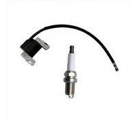 CashMuch Juego de bobinas de encendido compatible con 591459, 492341, LG492341 para cortacésped, bicicleta, cabeza en L y motor de kart, rendimiento fiable de chispa, fácil instalación, paquete de 2