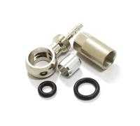 CashMuch Juego de conectores Banjo para SRAM LEVEL RED HRD, Elixir, ETAP S900 - Extremo de cable hidráulico de acero con anillos de sellado