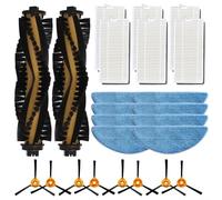 CashMuch Kit de piezas de repuesto para Cecotec para Conga M50 y M50 para X-Treme, cepillo principal, cepillos laterales, trapeador de filtro, juego de accesorios para aspiradora (B)