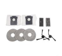CashMuch Kit de repuesto para MOVA P50 Pro & Ultra Vacuum, incluye filtro, toallitas, bolsa para el polvo y cepillos laterales