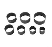 CashMuch Leathercraft - Plantilla de corte de piel de forma redonda, juego de 7 piezas (20 mm-50 mm)