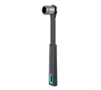 CashMuch Llave de tubo de soporte inferior de bicicleta con mango extendido, construcción de acero de aleación, herramienta de extracción de manivela de agarre de goma para mantenimiento de bicicletas