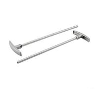 CashMuch Mango de válvula de residuos de aluminio de repuesto para caravana, barra de extensión de tubo de 9 pulgadas, ajustable, 2 juegos con asas para tanque de agua de caravana y tubería de
