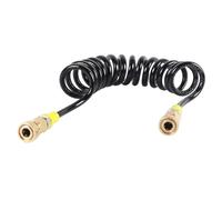 CashMuch Manguera de resorte de carga de cilindro de buceo, conector de alta presión, 63 MPa, 8 mm, latón y plástico, desmontable para inflar y otras escenas