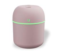 CashMuch Mini humidificador portátil con alimentación USB, gran capacidad de agua para un funcionamiento silencioso en la oficina en casa, dormitorio, escritorio o viajes, blanco, rosa, etc