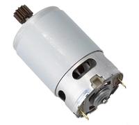 CashMuch Motor DC 12 dientes 18V para taladro inalámbrico Bosch GSR 1800-LI, plateado y negro