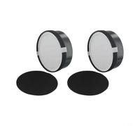 CashMuch Pack de 2 filtros HEPA True compatibles con los purificadores de aire LV-H132 y LV-H132-RF Piezas de repuesto para hogar y oficina Material plástico