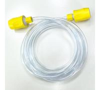 CashMuch Pack de 2 mangueras de repuesto para Kärcher Puzzi 8/1, 10/1, 10/2, 100, 200, 8/1C, accesorios de limpieza de inyectores, 2,5 m con conectores amarillos, número de pieza 4.446-023.0