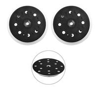 CashMuch Paquete de 2 almohadillas de respaldo de disco de pulido de 148 mm para lijadora orbital Bosch BO6050 BO6050J 197314-7, material de poliuretano blanco y negro