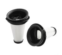 CashMuch Paquete de 4 filtros de repuesto para aspiradora ZR005202 con cepillo de limpieza, PET lavable para Rowenta X-Pert 160 RH72 Series, color negro