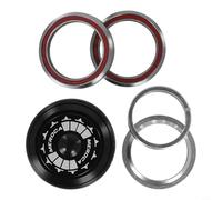 CashMuch Para auriculares de bicicleta de 34 mm, rodamientos dobles para bicicleta de montaña, horquilla recta de 28 6 mm