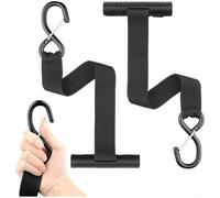 CashMuch Para kayak, canoa, ancla, capó, tronco, correas de lazo S-Clip Bow Stern Secure(2 piezas con hebilla)