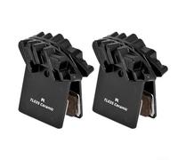 CashMuch Pastillas de freno de disco con placa trasera de aleación para bicicleta de montaña compatible con NUTT 42 x 41 mm (2 unidades)