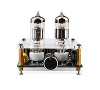 CashMuch Preamplificador de tubo 6K4/6A2 para sistema de audio de cine en casa, amplificador clase A con ganancia de voltaje, para tubos de la serie 6J1/6AK5/EF93, alimentación de CC 12 V (fuente de