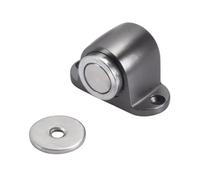 CashMuch Puerta anticolisión S con imán fuerte para puertas de cristal, succión invisible de suelo, aleación de zinc, paquete de 2, dorado/negro/plateado/Ey