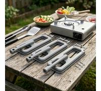 CashMuch Quemador de parrilla de gas de 40,1 x 12,06 cm para cocinar al | Acero 304, resistente a la corrosión, distribución uniforme de llama, tamaño de 40,1 x 12,06 cm, larga vida útil