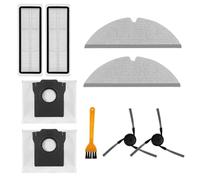 CashMuch Reacement - Kit de accesorios para Drme D20 Pro Us Ro Uum, incluye 2 cepillos laterales, 2 filtros, 2 trapeadores, 2 bolsas de polvo + herramienta de sujeción, instalación sencilla con H-Lon,