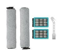 CashMuch Reacement - Kit de cepillo de rodillo y filtro para Bissell para Crosswave 3831, 3845, 3847, 3848-2 cepillos, 2 filtros, 1 herramienta de sujeción, modelos Hf2, B0555, 1637755, 163297