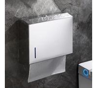 CashMuch Soporte de inodoro montado con cajón de acero inoxidable para baño, gran capacidad, impermeable, diseño cuadrado de tom, 26,5 x 21 x 8,5 cm