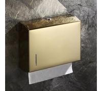 CashMuch Soporte de inodoro montado con cajón de acero inoxidable para baño, gran capacidad, impermeable, diseño cuadrado de tom, 26,5 x 21 x 8,5 cm