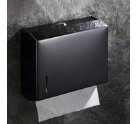 CashMuch Soporte de inodoro montado con cajón de acero inoxidable para baño, gran capacidad, impermeable, diseño cuadrado de tom, 26,5 x 21 x 8,5 cm