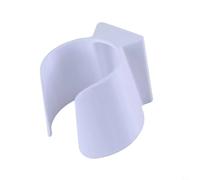 CashMuch Soporte de montaje en pared que ahorra espacio para aspiradoras de batería inalámbricas, soporte estable con fijación de doble tornillo para organización ordenada del hogar, diseño curvado