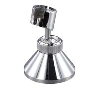 CashMuch Soporte de pared ajustable para ducha con espejo cromado para ducha de baño