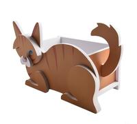 CashMuch Soporte para plantas en forma de gato, soporte de resina para macetas para plantas en maceta, decoración única de jardín para uso en interiores y exteriores, diseño siamés (gato naranja)