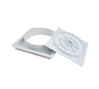 CashMuch Sp1091Lx - Collar de extensión y tapa superior para skimmer Hayward mediano, piezas de equipo de piscina ABS blanco, 25 x 21,5 cm, juego de 2 pasteles