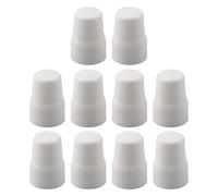 CashMuch Tapones para válvula de radiador, paquete de 4 a 10 unidades, color blanco, cubierta de reacción de ajuste a presión para protección y seguridad, con diseño seguro de arandela compatible con