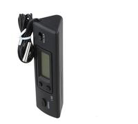 CashMuch Termómetro digital para coche con sonda para temperatura interior y exterior, función de reloj, material ABS, color negro