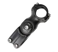 CashMuch Vástago de bicicleta de aleación de aluminio de 90 mm ajustable ± 60 ° para manillar de 31,8 mm, horquilla de 28,6 mm