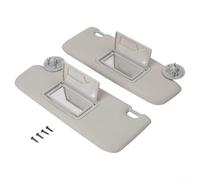 CashMuch Visera solar para Chevy Sonic y Spark, lado izquierdo y derecho, plástico gris, OEM P95327509 P95327507