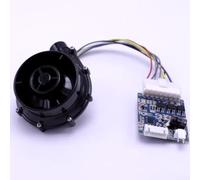 CashMuch WS7040 - Ventilador centrífugo sin escobillas de 24 V CC, alta presión, 70 x 70 x 37,5 mm, color negro